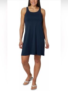NWT Columbia PFG Freezer III Dress, Sz Small, Navy
